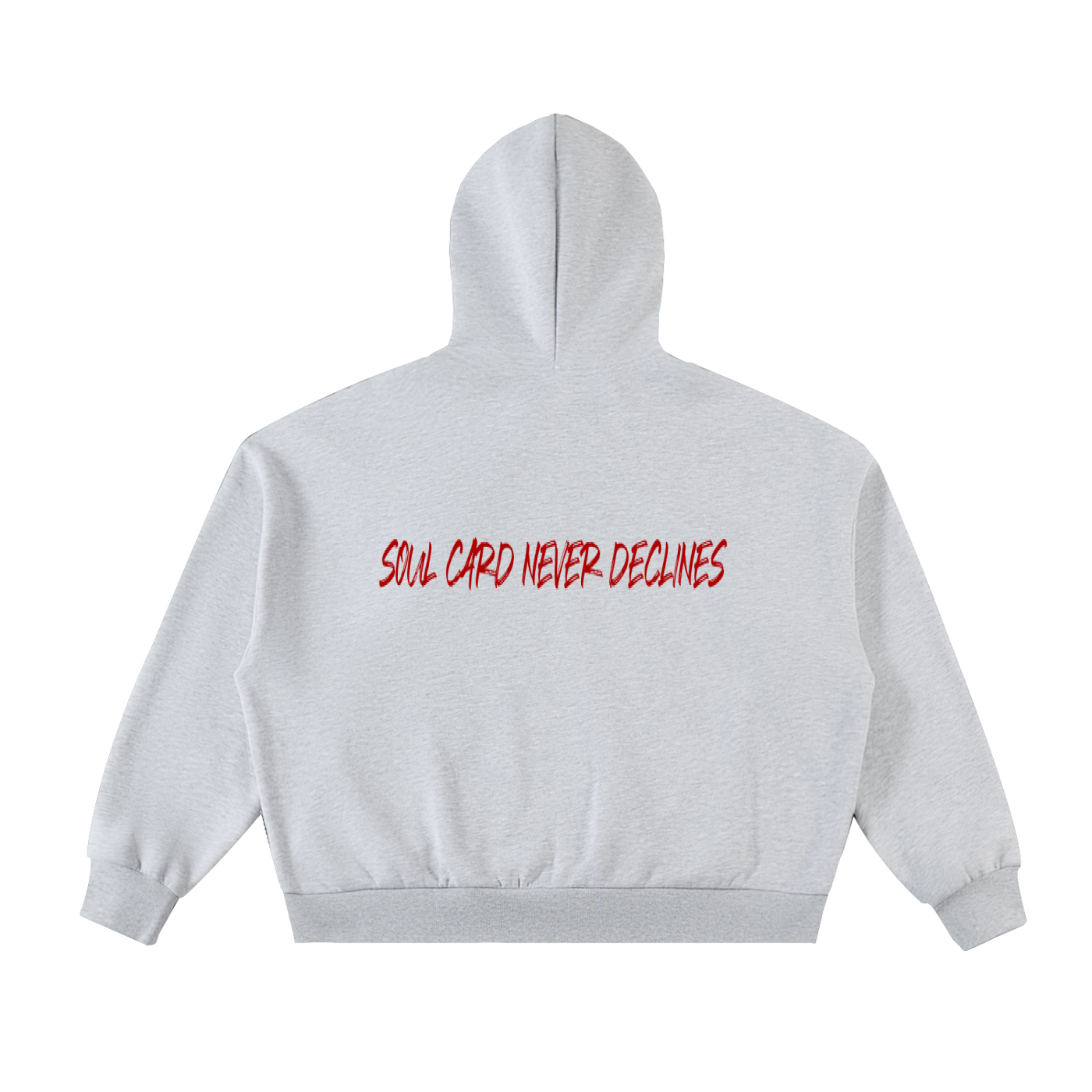 Fleeced Full-Zip Boxy Hoodie