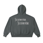 Fleeced Full-Zip Boxy Hoodie
